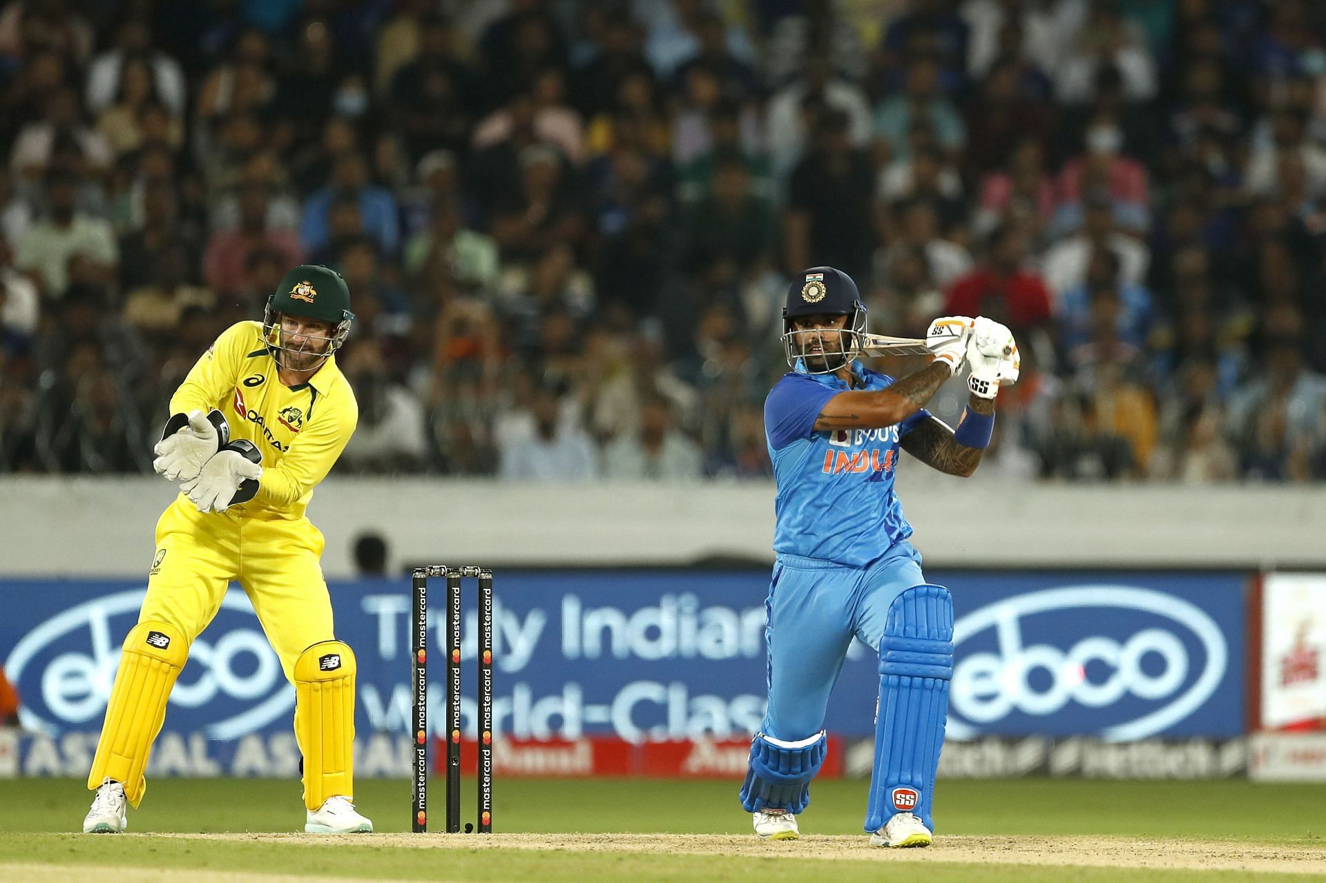 Can Suryakumar Yadav continue his amazing form during the T20 World Cup in Australia? Pic: Getty Images